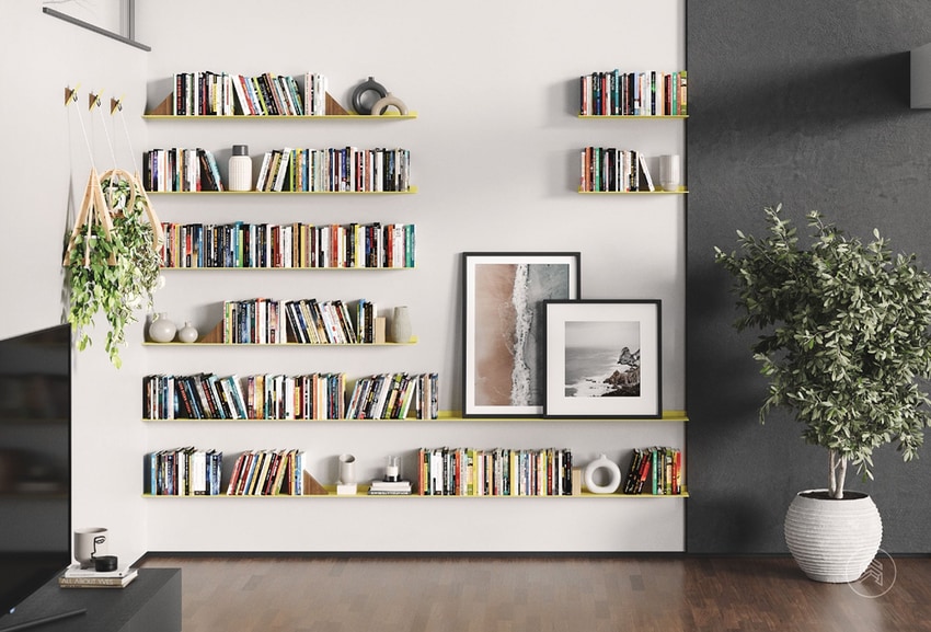 Can Floating Shelves Hold Books