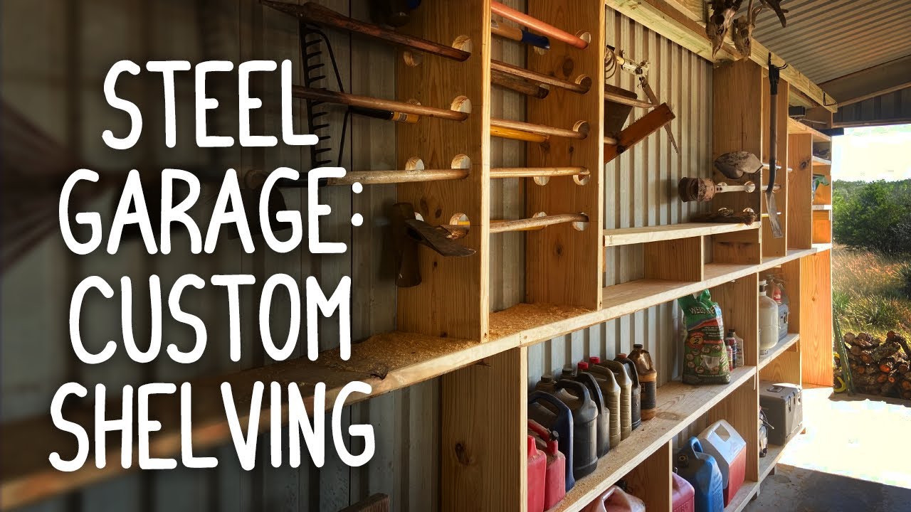 How to Add Shelving to a Metal Building