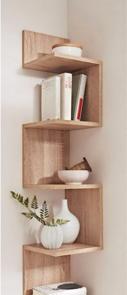 How to Decorate Corner Shelves