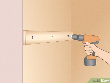 How to Install a Closet Rod Without Drilling