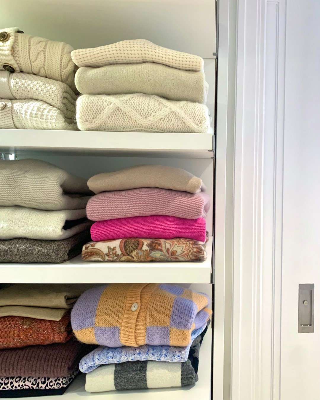 How to Organize Sweaters in Closet